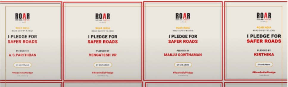 ROAR India Road Safety Pledge, Rotary Club of Coimbatore Global